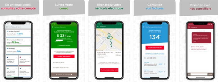Total Direct Energie application mobile Total Direct Energie application mobile